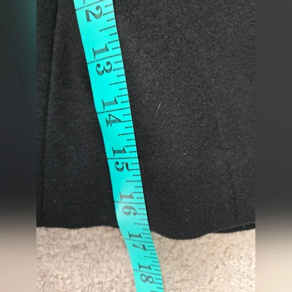TOBIAS NWT 100% Wool Cropped Black Women's Jacket. Size 2 - Picture 15 of 16